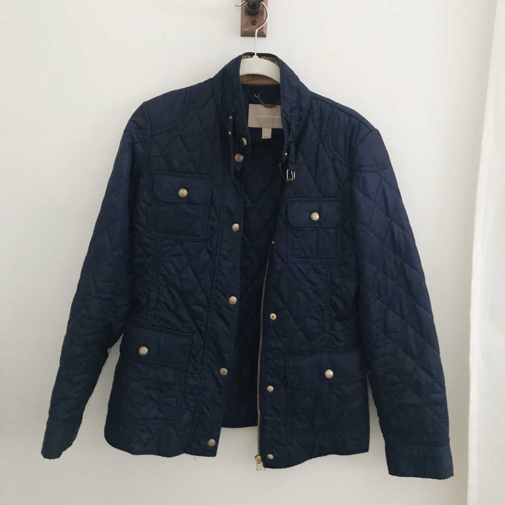 Navy field utility coat (Banana Republic)